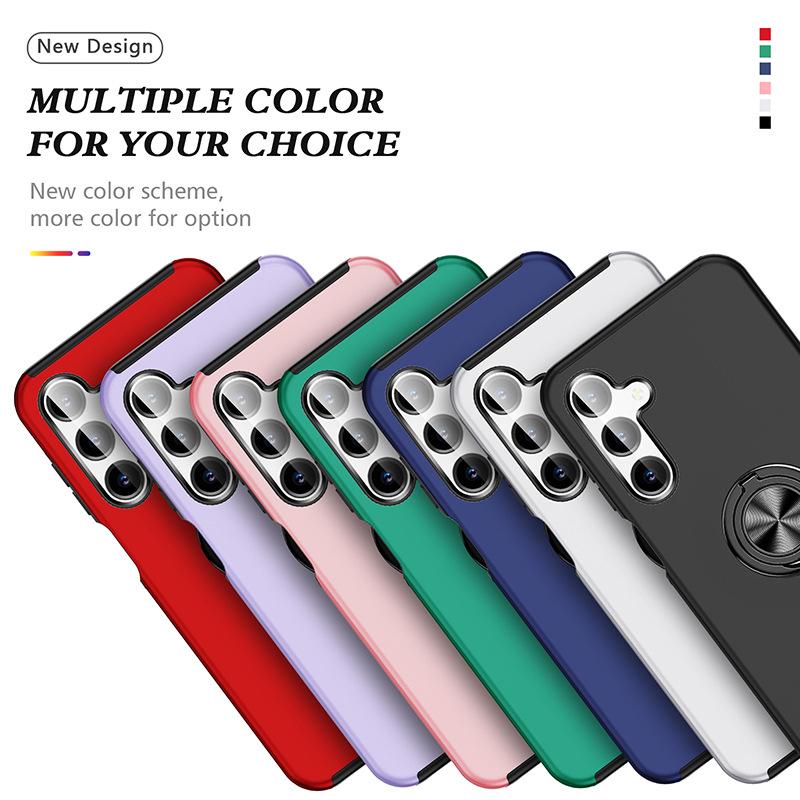 Samsung A16 5G Car Mount Case: Magnetic, Full Coverage, Drop Protection, Hidden Ring Holder