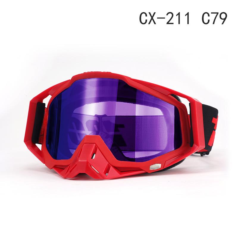 Gafas de Moto y Esquí a Prueba de Viento Transfronterizas: 100% Todoterreno, Equitación al Aire Libre y Protección para Descenso