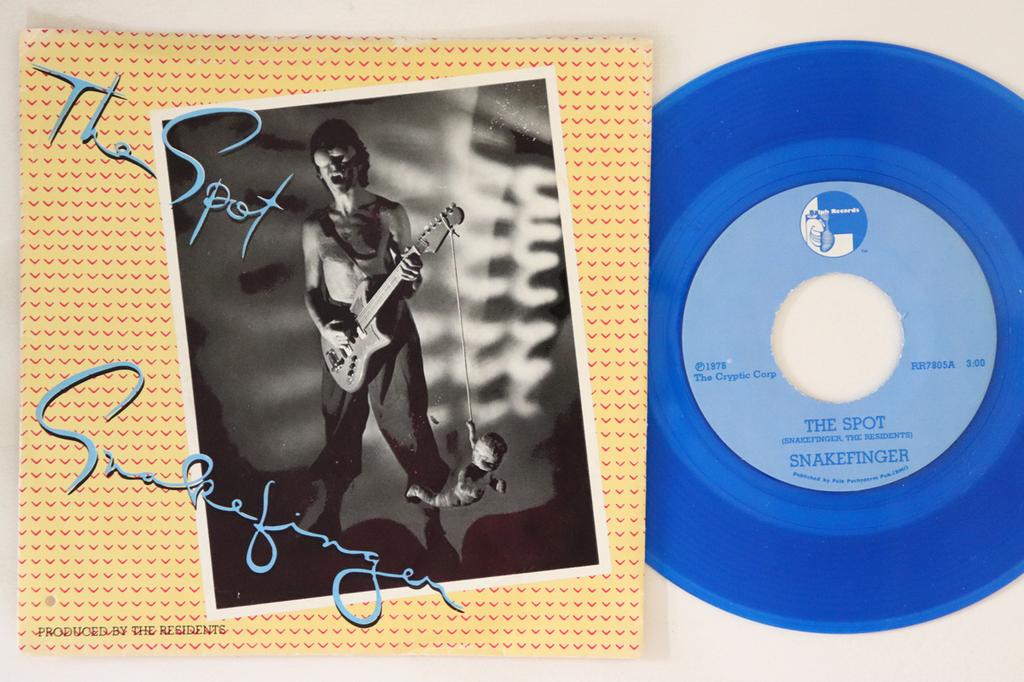 7inch Record SNAKEFINGER  Spot  Smelly Tongues RR7805 RALPH 1978 US Rock Used