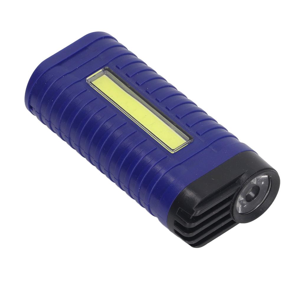 Outdoor Flashlight with Pen Clip LED COB Dual Light Source Flashlight USB Charging Work Lamp