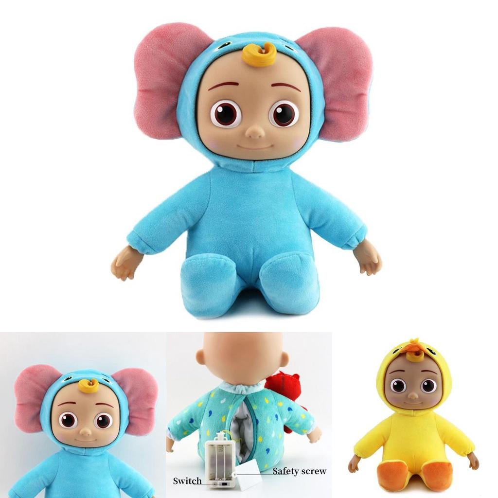 Cocomelon Singing Jojo Cross Dressing Musical Plush Toy