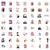 55Pcs A Sign Of Affection Graffiti Stickers Luggage Water Cup Stationery Mobile Phone Laptop Refrigerator Decoration Diy Decals