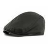 Retro PU Cap Men's Beret British Retro Progressive Cap Women's Peaked Cap
