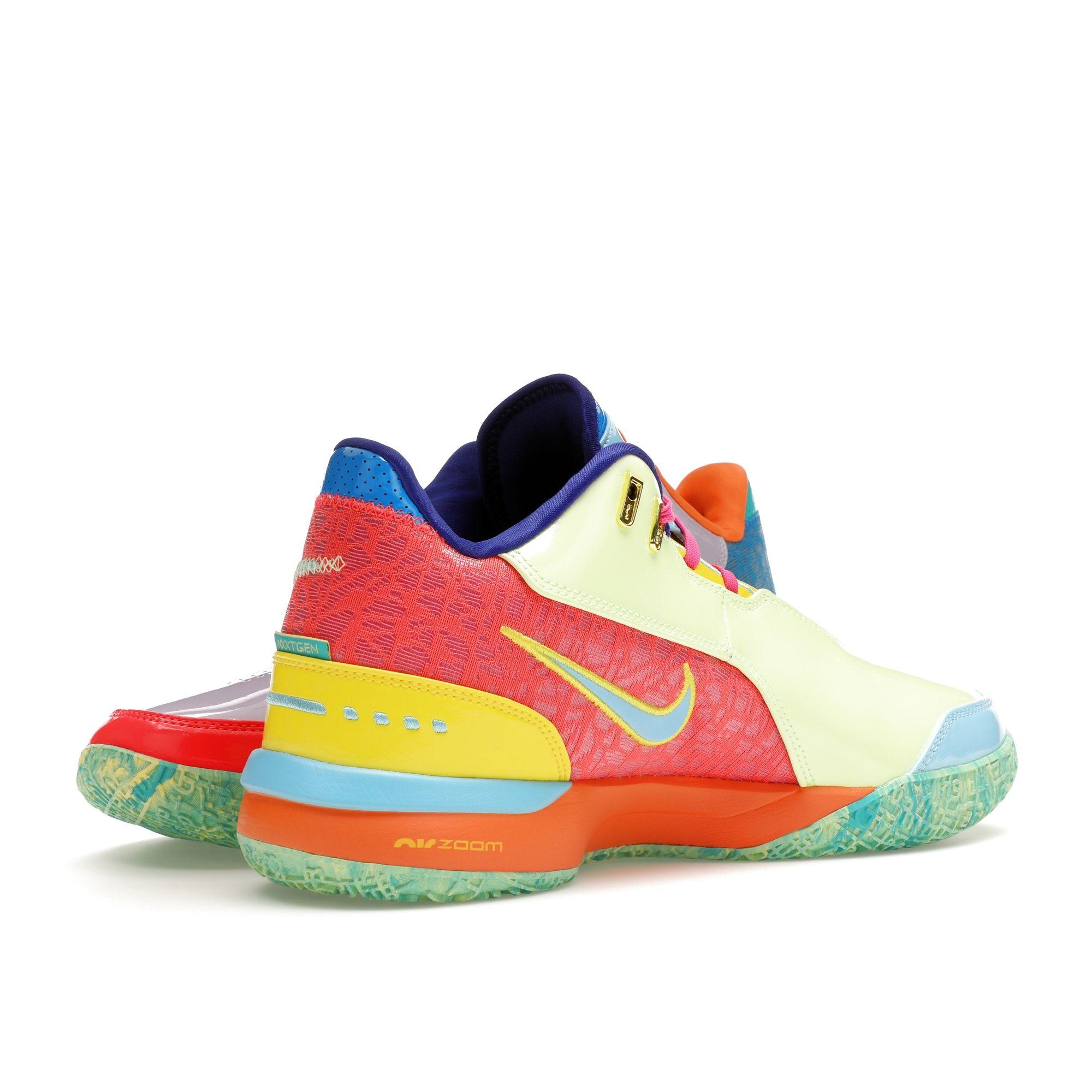 Мужские кроссовки Nike Zoom LeBron NXXT Gen Ampd IPS I Promise Multi-Color Violet-Mist — фото 4
