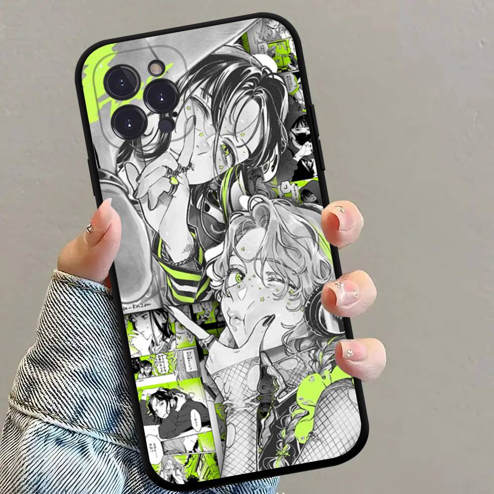 Aya Osawa Mitsuki Koga MitsuAya Phone Case For iPhone 17 16 15 14 13 12 11 Pro Max Plus Mini Soft Silicone Black Shockproof TPU
