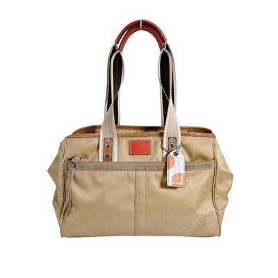 Ashley Dot Handbag Nylon Brown Women B1481-F20027 Used