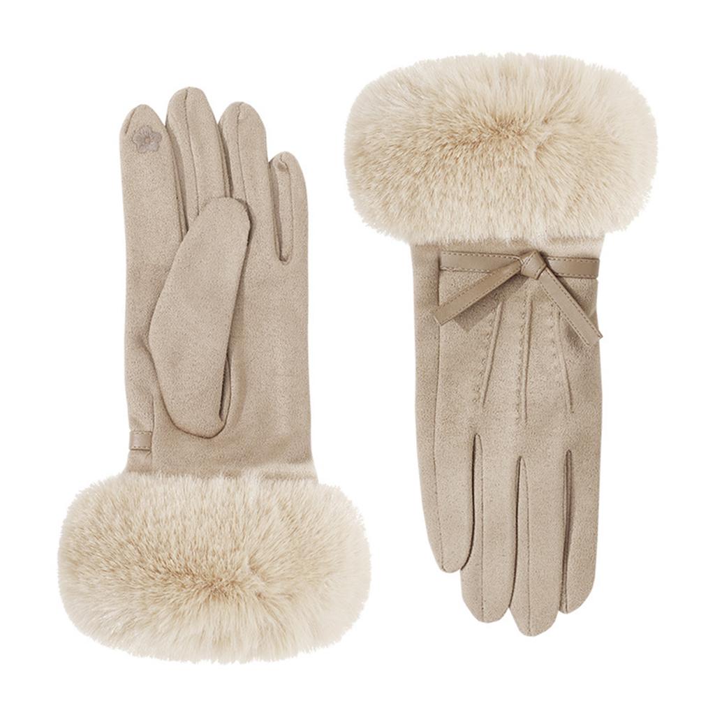 Gloves, Women's Deer Skin Velvet Velvet Wrist Warm Gloves, Men's Gloves, Men's Cycling Skiing Gloves