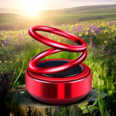 Solar Powered Car Perfume Aromatherapy Diffuser 360-Degree Rotation Air Freshener Automotive Interior Dashboard Decoration