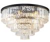 Hereford Fall XL - Round Crystal Ceiling Lamp 80cm