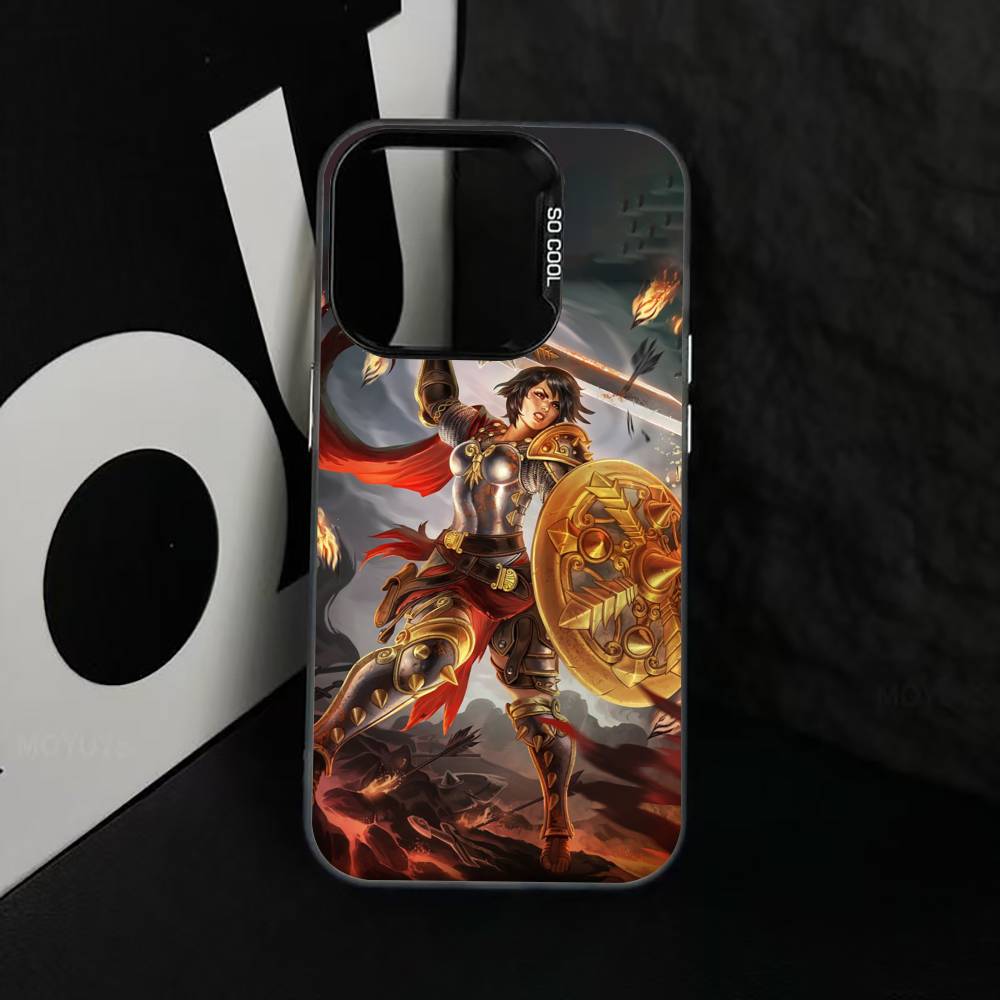 

S-Smite G-Game Phone Case For iPhone 17,16,15,14,13,12,11 Plus,Pro Max,XS,Colorful Silver Phone case Funda Cover iPhone11PROMAX
