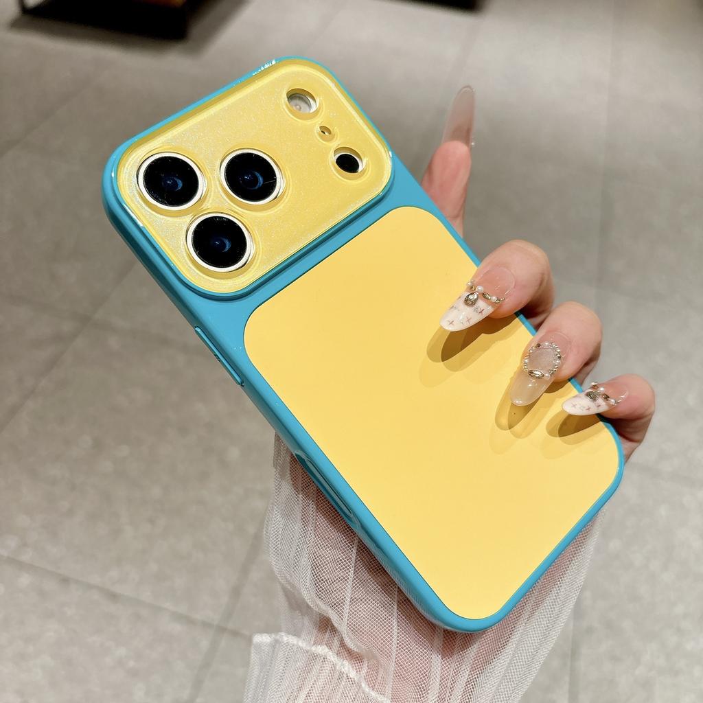 ins high value contrast color skin feeling seconds change applicable 17pro max mobile phone case iPhone16pro all-inclusive 15/14
