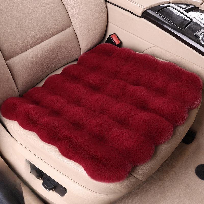Plush Car Seat Cushion Set All-Season Soft Foam Padding with Thermal Insulation & Non-Slip Design Fit for Cars, SUVs, Trucks Winter & Everyday Use