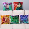L-Iggy P-Pop Band Cushion Cover Pillow Cover Decor Pillowcase Printed Cushion Case for Couch