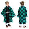 Anime Dämon Slayer Kamado Tanjirou Cosplay Kostüm Kimetsu No Yaiba Cartoon Kostüm Sutis Perücken Halloween Für Kinder Erwachsene CosParty