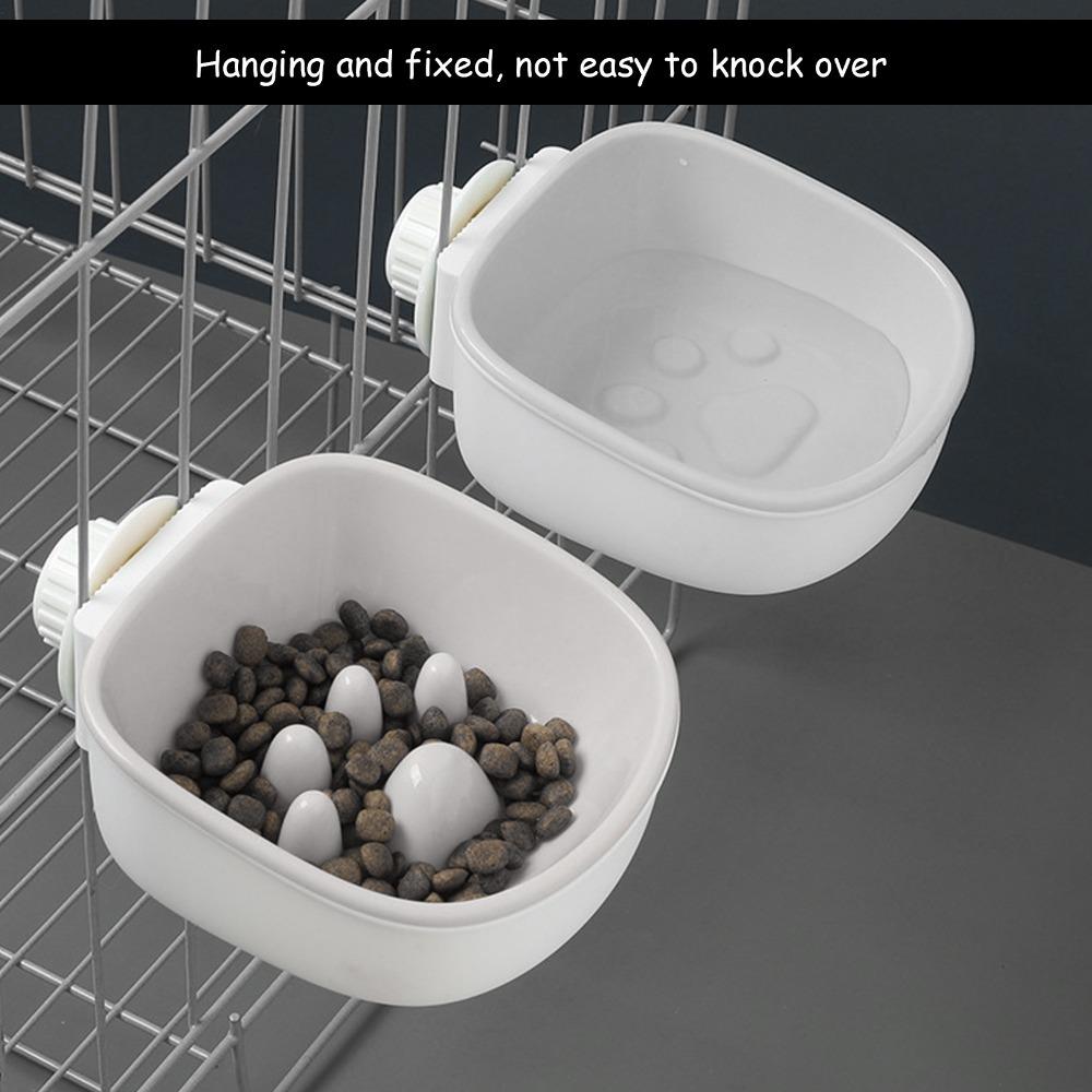 Premium Polymer Slow Feeder Bowl Hanging Pet Water Bowl Durable Hanging Dog Bowl Daily Drinking