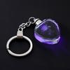 LED Light Up Keychain – Colorful Fairy Rose & Love Shape Rhinestone Keyring, Fashion Jewelry for Women, Gift for Her