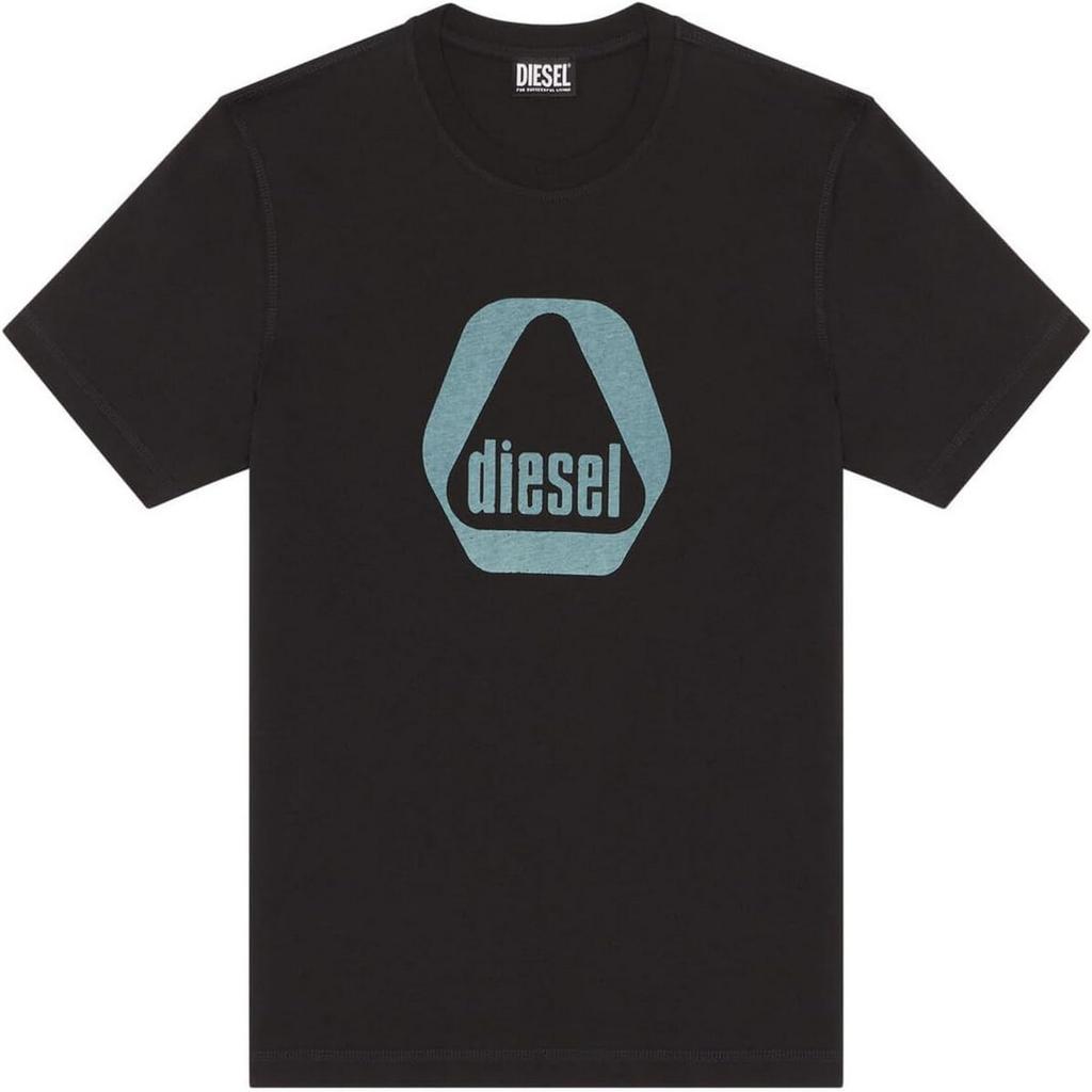 Diesel Mens Triangle Logo T-Shirt