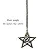 Spirals Rune Charm Choker Personalized Hollow Star Necklace Y2K Jewelry Unisex