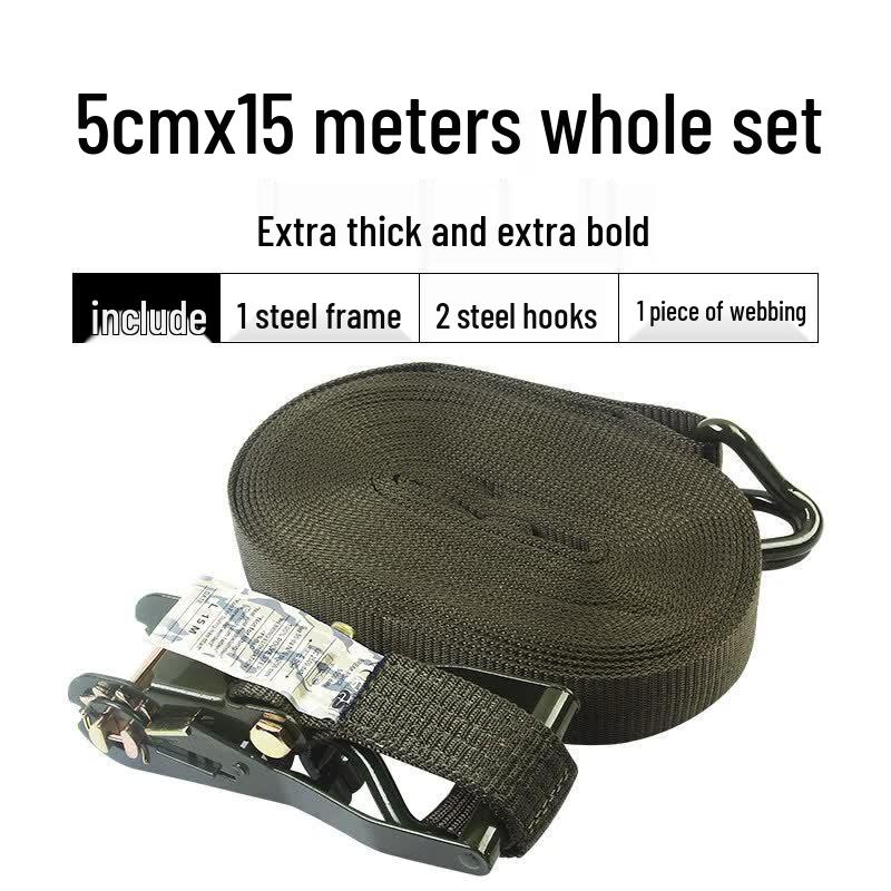 Heavy Duty Truck Cargo Tie-Down Ratchet Straps