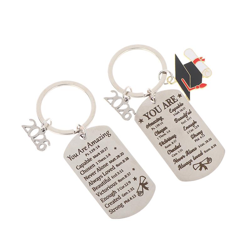 2026 Graduation Cap KeyChain Graduation Gifts Keychain Graduation Cap Charms Souvenirs For College And High School Students