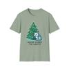 Unisex Softstyle T-Shirt Mens Womens Tees Top Lynx Kitten Christmas Tree Arctic Snow Winter Graphic