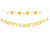 Adorable Daisy Themed Happy Birthday Flags For Kids Party Decoration Setup And