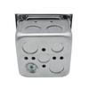 NEMA 14 50R 50A Power Outlet Receptacle, 4 Prong Electrical Socket for RV EV Charging, Surface Or Flush Mount