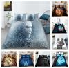 Luxury Furniture Bedding Set New Bedspread 3D Figure Print Family Bedroom Full Size Quilt Cover and Pillowcase Microfiber