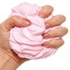 Stress Relief Sensory Toy Cute Smiling Face Cream Roll Slow Rebound Soft Squeeze Toy for Office Worker Desk Decoration
