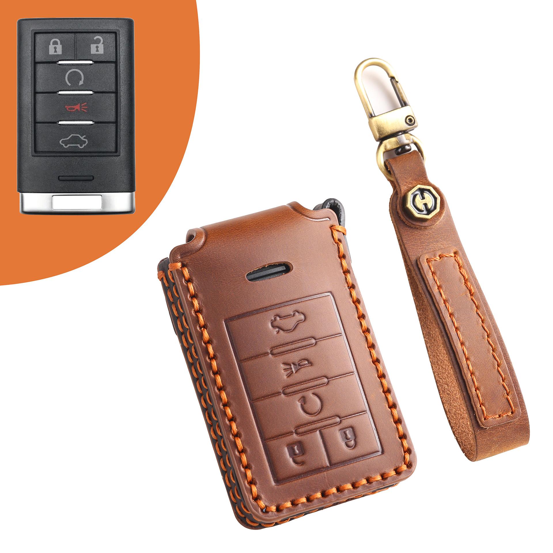 

For Cadillac key set XTS SRX old car buckle Escalade ATS SLS Saiwei premium shell bag