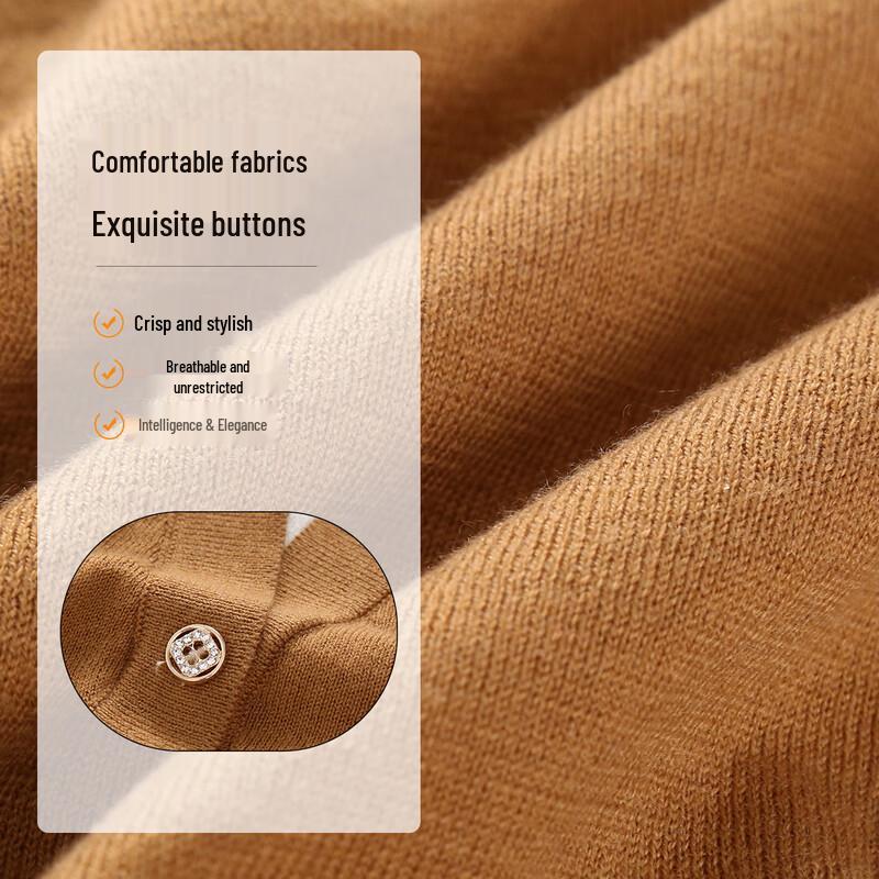 Women's Fashion Knitted Fake Two-Piece Top