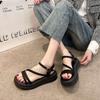 Roman Sandals Women's Summer 2025 New Casual Versatile Thick-soled Soft-soled Pregnant Women's Beach Women's Shoes