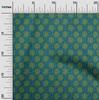 oneOone Cotton Flex Fabric Spiral Block Print Sewing Fabric BTY 40 Inch Wide