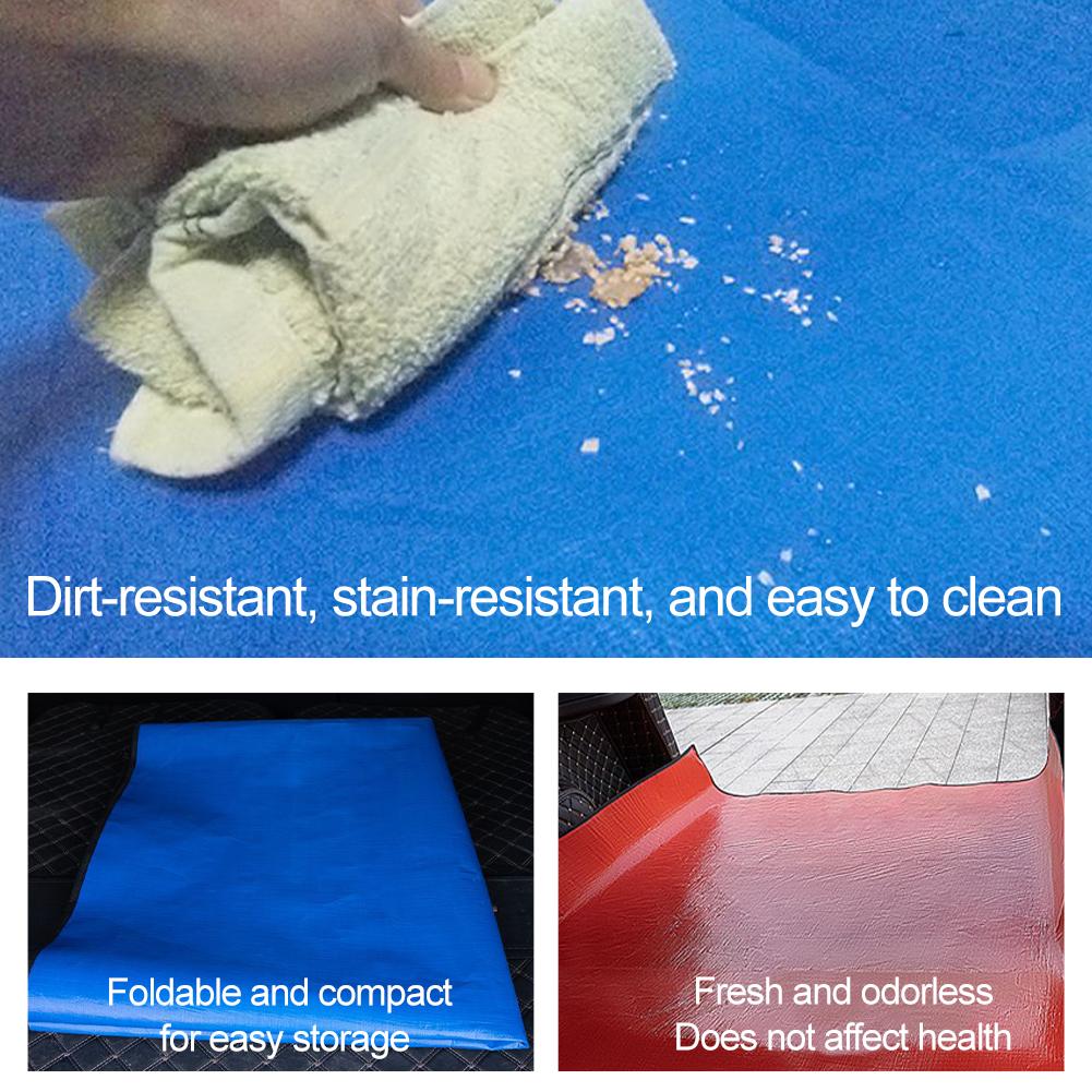 Polyester Auto Trunk Mat Car Trunk Mat Waterproof Mat For All Cars Anti-Dirty Pet Cargo Liner Protector Cover Pad