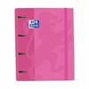 Oxford Touch Europeanbinder Pink A4 Ring Binder
