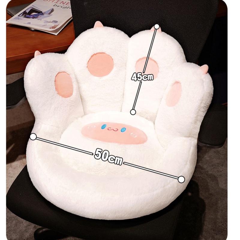 Soft and Cute Cat Claw Putuan Thickened Seat Cushion Lazy Little Sofa Office Seat Cushion Living Room Bear Palm Floor Cushion