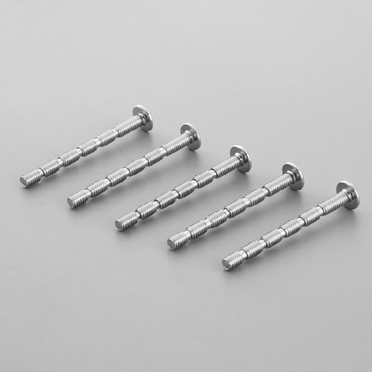 Nickel Plated Door Handle Screws Durable Long Lasting Screws with Matching Nuts