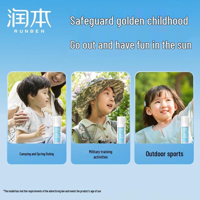 Runben Kids SPF20 Sunscreen Lotion (2024 Edition)