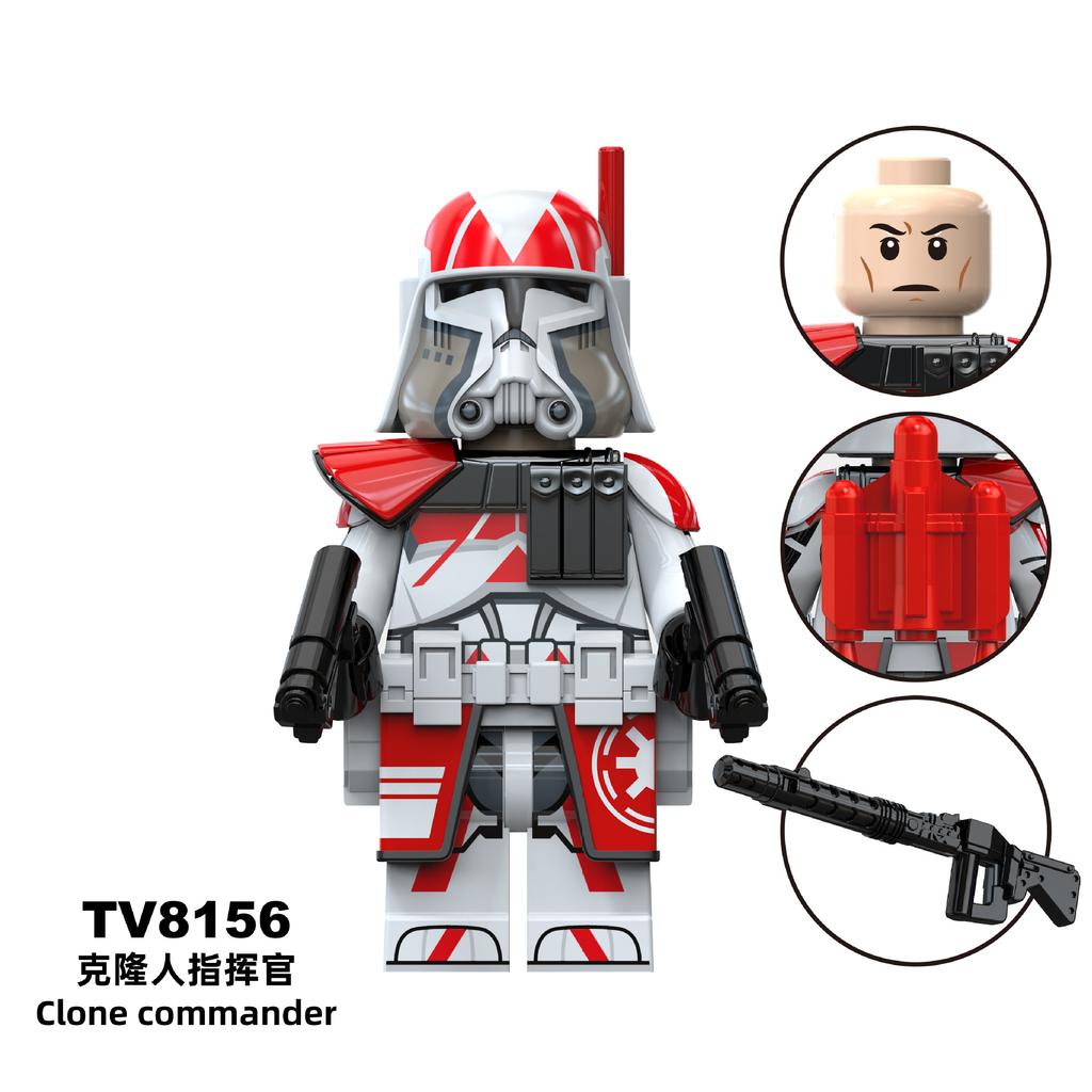 Star Wars Série 501/212 Klonový voják Stavebnice Akční figurka Sáček Hračka TV6117/6118/6119