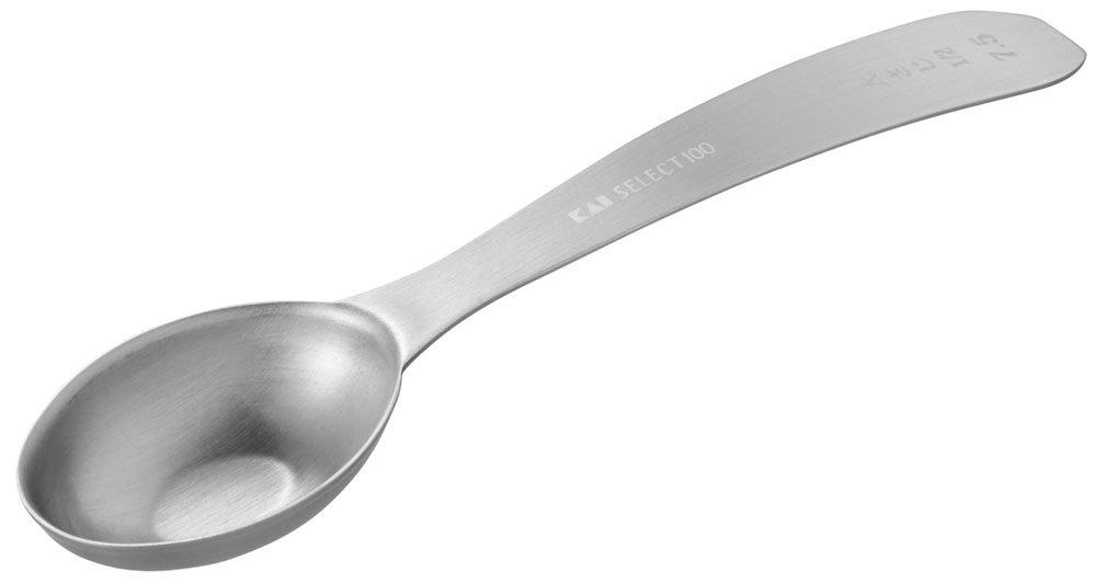 KAI SELECT100GL Oval Measuring Set of 5 Spoons, (DH3129)