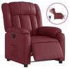 VidaXL Electric Recliner, Relaxation Chair with Backrest, Seat with Armrests Living Room, Modern, Red 3205254