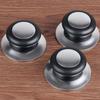 Pot Lid Replacement Knob 1/2 Pack Stainless Steel Anti-Slip Easy Install Handle for Glass Pan Cover Home Kitchen Cooking