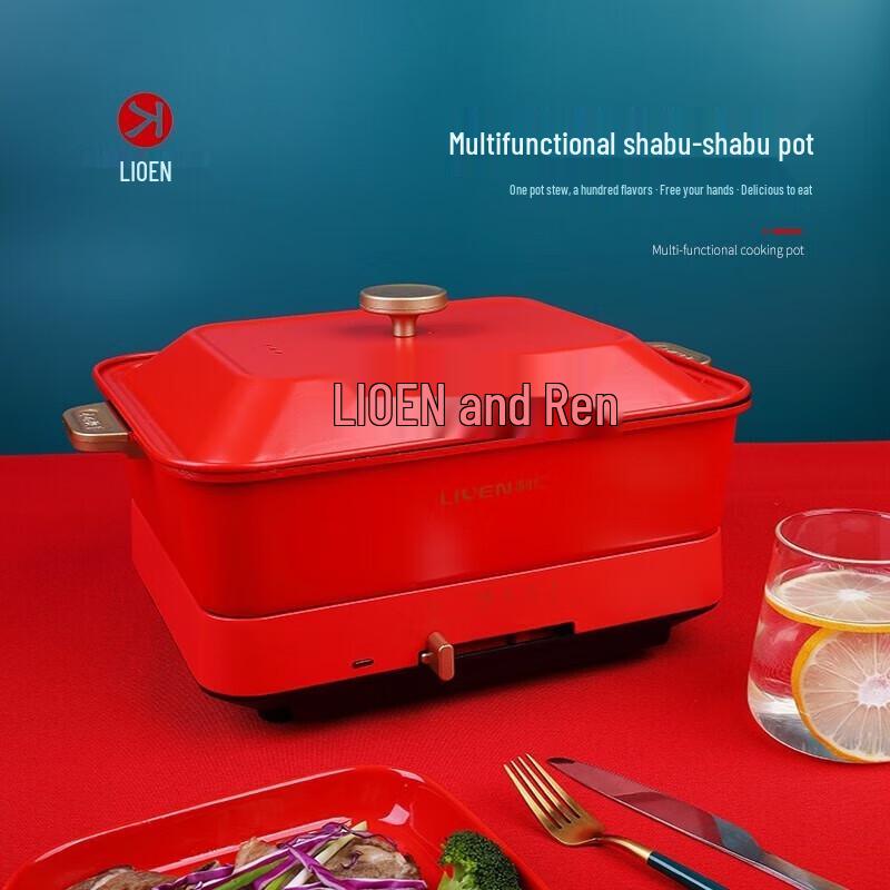 Liven Multi-function Electric Hot Pot CN plug (adapter included)