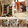 Decorative Botanical Print Cushion Cover Pillowcase Antidustmite Living Room Sofa Decor Cushion Room