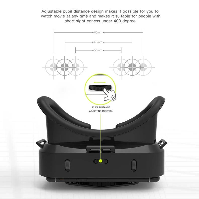 3D VR Gaming Glasses, Head-Mounted Panoramic VR Box, for 4.7-7.0 Inch Smartphones