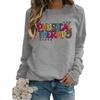 2025 Women's Long Sleeve Round Neck Hoodie - European & American Sizes for Fall/Winter