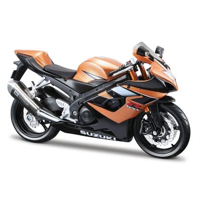 Maisto 1/12 Scale Suzuki GSX-R1000 Gold / Diecast Model Car, Motorcycle, Finished Product 05218