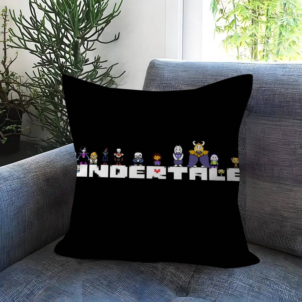 Cute HUndertale SansW  Pillow Gift Home Office Decoration Pillow Bedroom Sofa Car Cushion CoverPillow Case