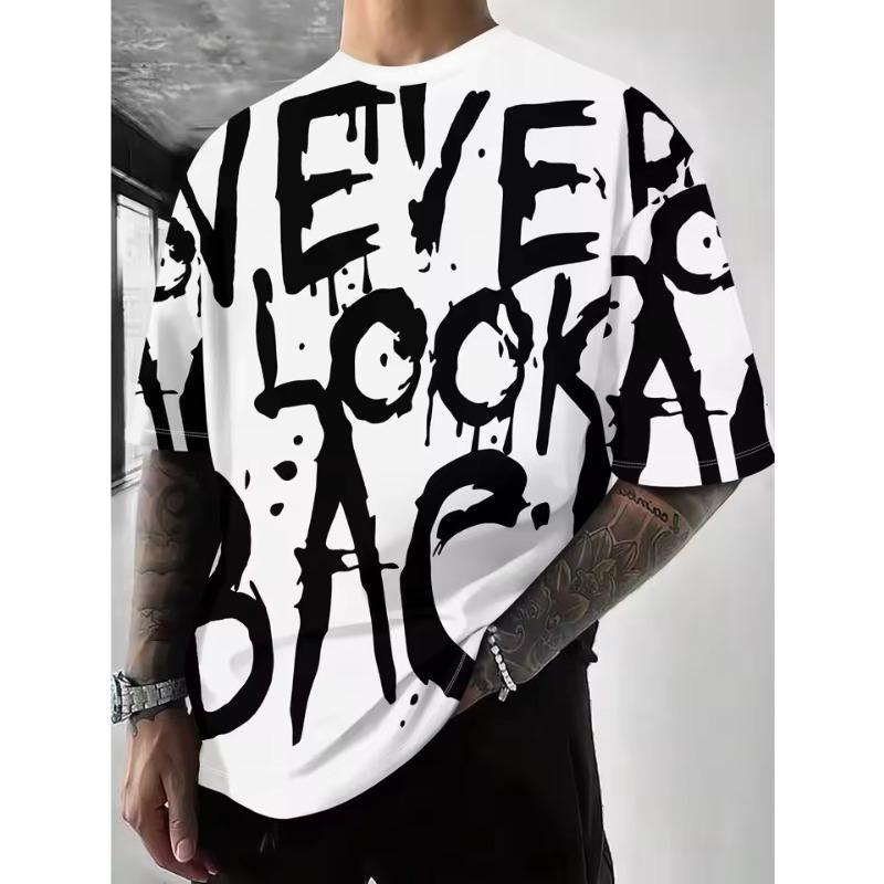 

Летняя новая мужская футболка с 3D-принтом, повседневная футболка с коротким рукавом, уличная мода и персонализированная повседневная одежда S