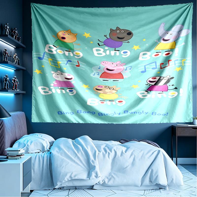 Cartoon animation Print Tapestry, Lightweight Wall Hanging, for Bedroom, Dorm, Living Room, Home Art Decor - Birthday Christmas Gift for Friends